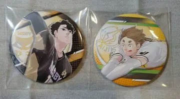 하이큐!! V리그 컬렉션 캔뱃지 사쿠사 키요오미 코모리 모토야