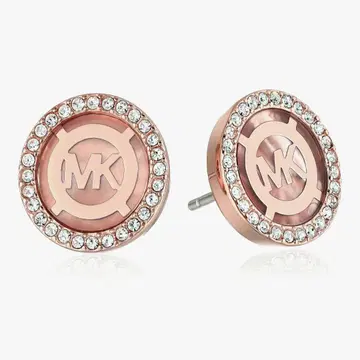 MICHAEL KORS 마이클코어스 MK 귀걸이 핑크 골드