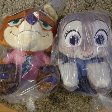 닉 와일드 & 주디 홉스 봉제 인형 세트