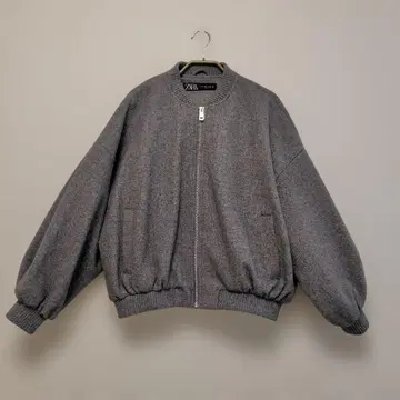 ZARA 소프트 봄버 자켓 S 사이즈 그레이