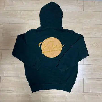 KEBOZ (케보즈) 자수 로고 백 로고 그린 후드티 M 사이즈