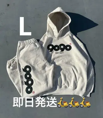 9090 LoGo 오리지널 후디 x 스웻 팬츠
