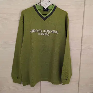HIROKO KOSHINO V넥 니트 그린