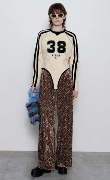 Maison Special Flower Easy Pants 38