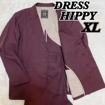 [ XL 사이즈 ] DRESS HIPPY 셋업 수트 밤 와인 레드