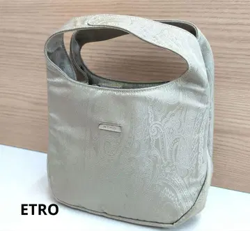 ETRO 엘레강트 핸드백 크림 미니 토트백