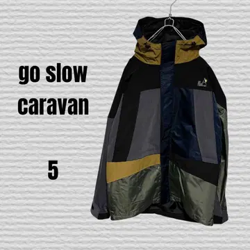 [ go slow caravan ] 크레이지 패턴 3WAY 후드 자켓