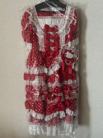 angelic pretty 산리오 콜라보 헬로키티 드레스