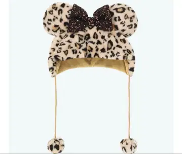 디즈니 팬캡 레오파드 무늬