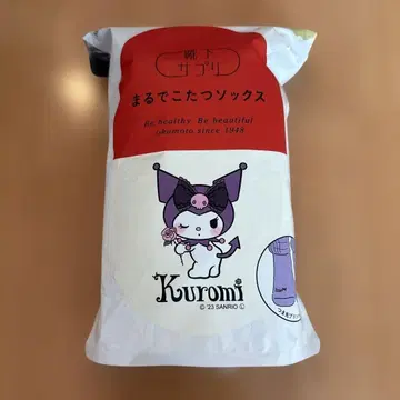 새상품 마루데코타츠 삭스 Kuromi 발가락 프린트 양말 23-25cm