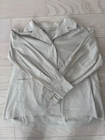 IENA 라이트 그레이 긴팔 셔츠