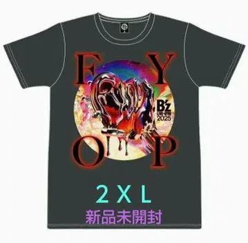B'z LIVE-GYM2025 FYOP 티셔츠 블랙 2XL 미개봉 새상품