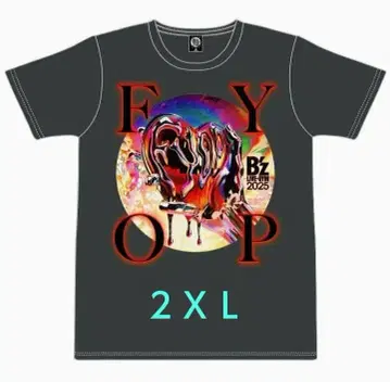 B'z LIVE-GYM2025 FYOP 티셔츠 블랙 2XL 미개봉 새상품