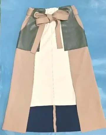 RADIATE 라디에이트 야마다야 스웨이드 배색 스커트 하토메 38