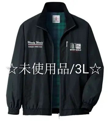 [ 미사용품 ] WOODY WORLD 안감 플리스 블루종/점퍼 BK