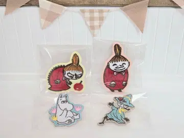 MOOMIN 사가라 자수 핀 배지 컬렉션 무민 미이 스너프킨