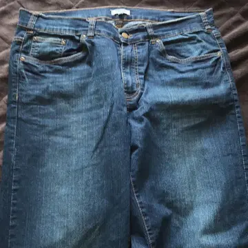 다크 블루 스트레이트 데님 5 포켓