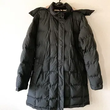 Eddie Bauer 에디 바우어 다운 코트 구스 다운 블랙 L