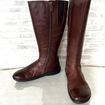 BIRKENSTOCK 롱 부츠 가죽 37 24cm 사이드 고어