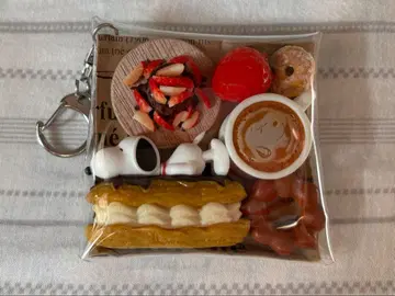 가챠 스누피 아침 식사 A