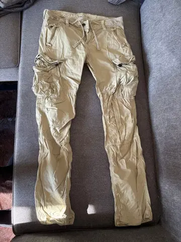 JIMMY TAVERNITI 베이지 카고 팬츠