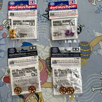 TAMIYA 미니 사륜구동 부품 알루미늄 롤러 세트