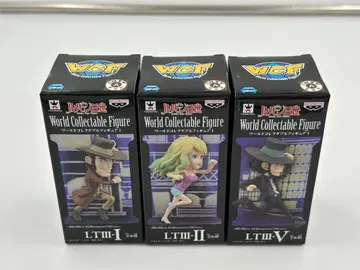 [미개봉] 루팡 3세 월드 컬렉터블 피규어 3체 세트