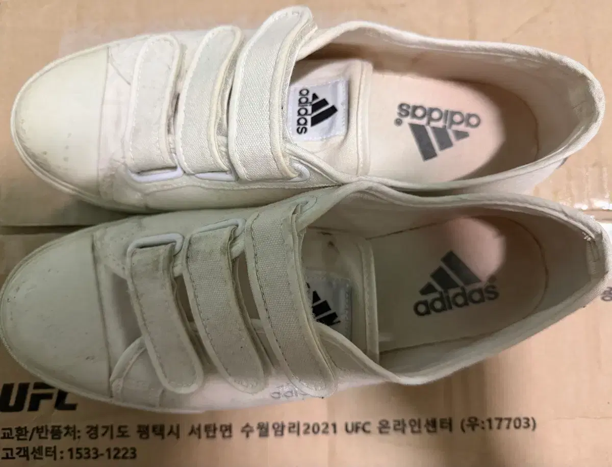 Adidas velcro sneakers 270mm