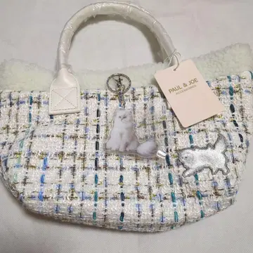 PAUL&JOE 트위드 토트백 집시 고양이