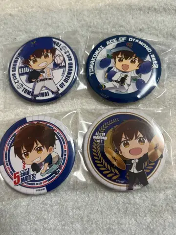 다이아의 A 사와무라 에이준 SD 캔뱃지 세트 4
