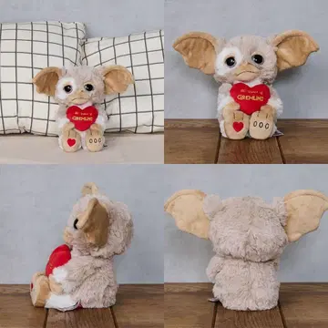 그렘린 기즈모 페일 그레이 Heart 25cm 벌스데이 바