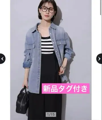 [택 포함 새상품] Arpege story 데님 셔츠