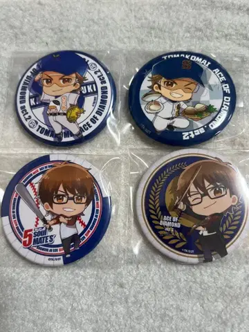 다이아의 A 미유키 카즈야 SD 캔뱃지 세트 4
