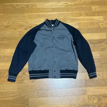 CRIMIE 바시티 자켓 그레이/블랙