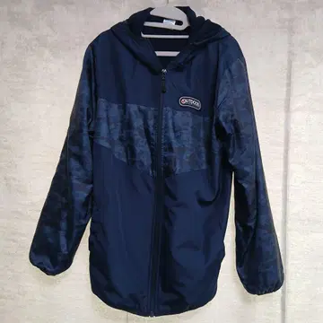 OUTDOOR 후드 부착 네이비 자켓 170