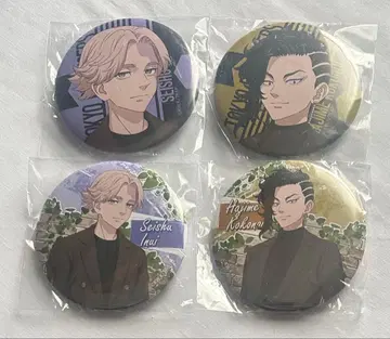 도쿄 리벤저스 캔뱃지 이누이 코코이 4점 세트