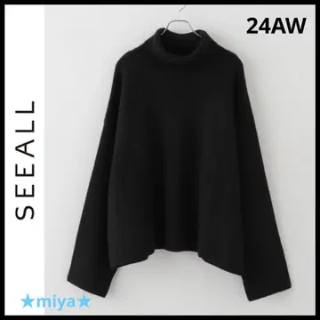 SEEALL 24aw EXTRA OVER HIGH NECK SWEATER