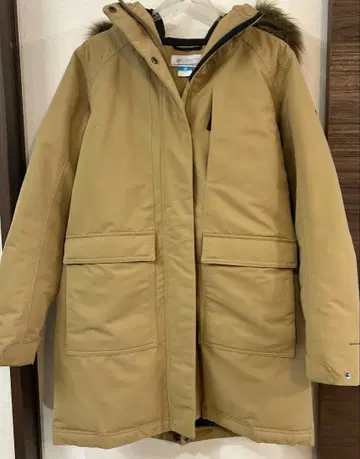 컬럼비아 여성용 자켓 L 베이지 옴니히트