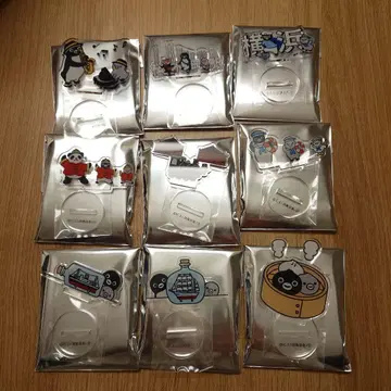 Suica 펭귄 요코하마 사쿠라기초 아크릴 스탠드 8종 + 시크릿 세트