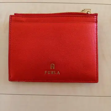 60%OFF FURLA 코인 케이스 메탈릭 레드