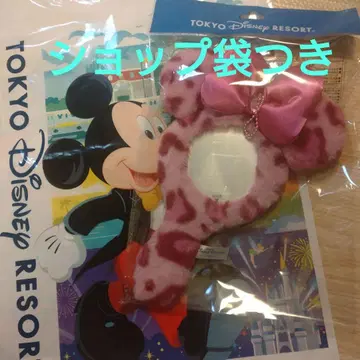 도쿄 디즈니 리조트 거울 미니 레오파드 무늬