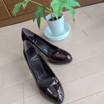 Nudist 다크 브라운 하이힐 펌프스