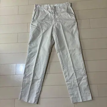 70s Leesures 코튼 슬랙스 아이보리 USA Lee