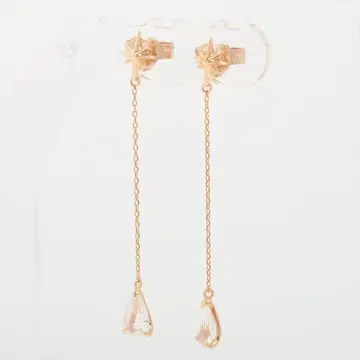 스타 주얼리 색석 귀걸이 K10(YG) 0.9g