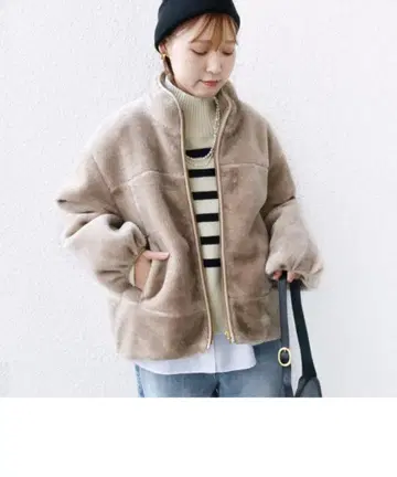 새상품급! 베이지 플리스 자켓 집업 오늘 중 발송 가능합니다!