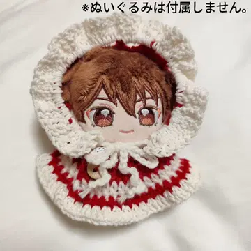 [ 핸드메이드 ] 옷 바부슈카 판초 살로펫 ( 빨간색 ) 3세트