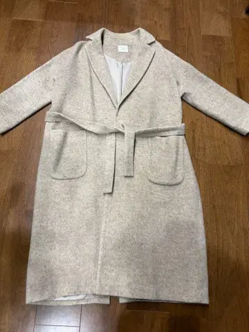 yuni 앰비텍스 롱 코트 허리 벨트 포함