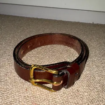 자베츠 크리프의 벨트 브라운 32인치 기획 전체 길이 95cm 가죽