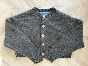 SHISHIKUI 시시쿠이 Mix cardigan C.GRAY