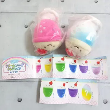 닛코리노 크림 소다 컬렉션 봉제 인형 레인보우 시크릿